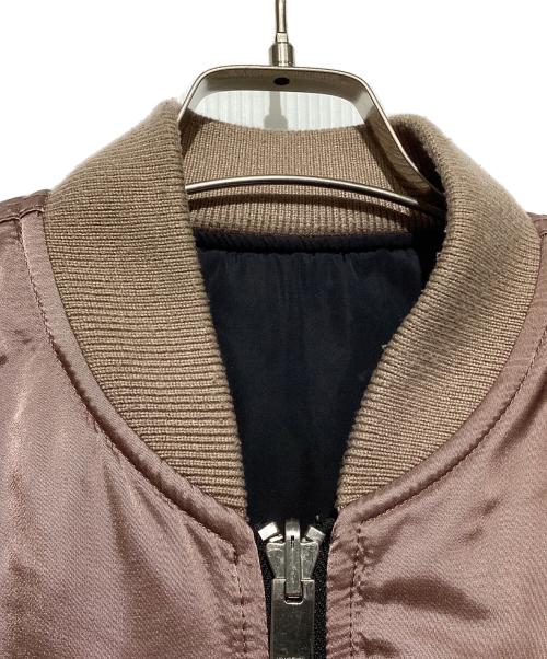 DIESEL（ディーゼル）DIESEL (ディーゼル) MA-1ジャケット ピンク×ブラック サイズ:XSの古着・服飾アイテム