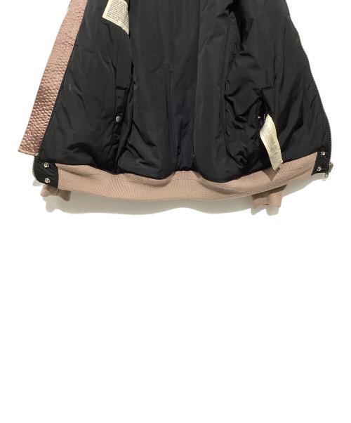 DIESEL（ディーゼル）DIESEL (ディーゼル) MA-1ジャケット ピンク×ブラック サイズ:XSの古着・服飾アイテム