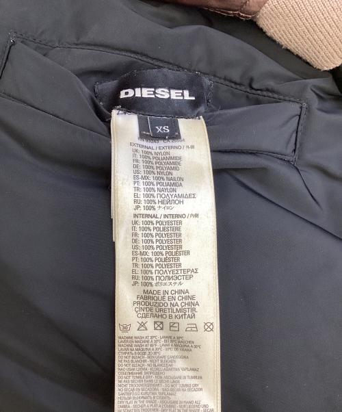 DIESEL（ディーゼル）DIESEL (ディーゼル) MA-1ジャケット ピンク×ブラック サイズ:XSの古着・服飾アイテム