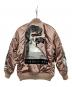 DIESEL (ディーゼル) MA-1ジャケット ピンク×ブラック サイズ:XS：15000円