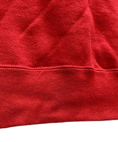 DISNEY（ディズニー）DISNEY (ディズニー) レトロ刺繍スウェット レッド サイズ:SMALLの古着・服飾アイテム