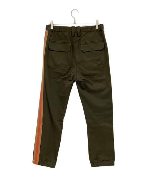 GUCCI（グッチ）GUCCI (グッチ) ラインパンツ オリーブ サイズ:46 未使用品の古着・服飾アイテム