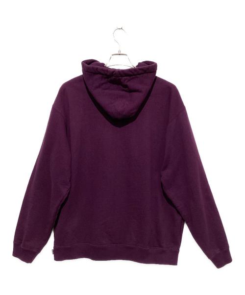 SUPREME（シュプリーム）SUPREME (シュプリーム) Reflective Hoodedsweatshirt パープル×ホワイト サイズ:Lの古着・服飾アイテム