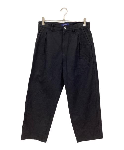 IHATOV（イーハトーブ）IHATOV (イーハトーブ) ストレートパンツ ブラック サイズ:Sの古着・服飾アイテム