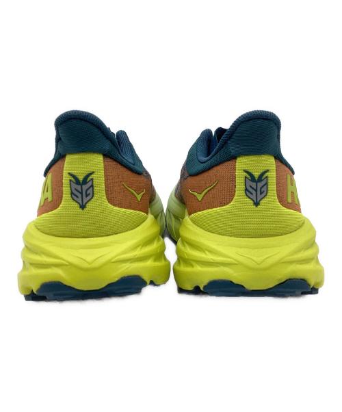 HOKAONEONE（ホカオネオネ）HOKAONEONE (ホカオネオネ) SPEEDGOAT 5 ブルー×イエロー サイズ:US7.5Dの古着・服飾アイテム