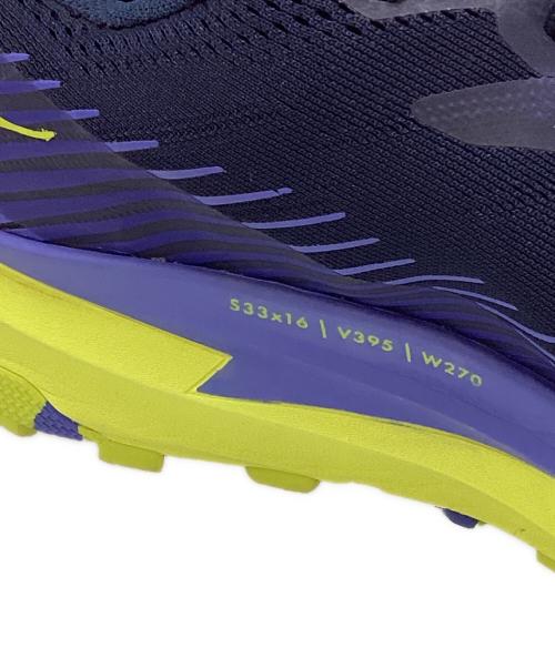 HOKAONEONE（ホカオネオネ）HOKAONEONE (ホカオネオネ) ランニングシューズ ネイビー×イエロー サイズ:29㎝の古着・服飾アイテム