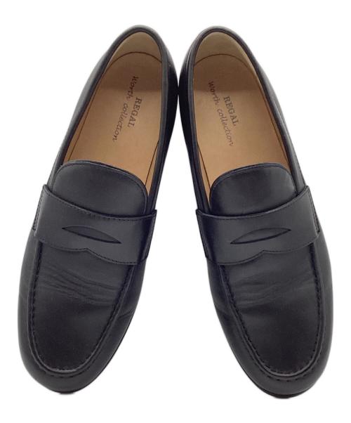 REGAL（リーガル）REGAL (リーガル) コインローファー ブラック サイズ:26.5の古着・服飾アイテム