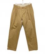 VISVIMビズビム）の古着「HAKAMA PANTS UNBANDED」｜ベージュ