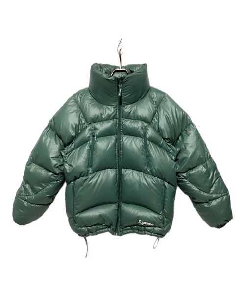 SUPREME（シュプリーム）SUPREME (シュプリーム) Reversible Feather weight Down Puffer Jacket グリーン×ブラック サイズ:Sの古着・服飾アイテム