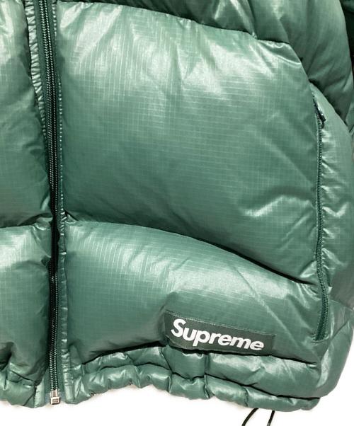 SUPREME（シュプリーム）SUPREME (シュプリーム) Reversible Feather weight Down Puffer Jacket グリーン×ブラック サイズ:Sの古着・服飾アイテム