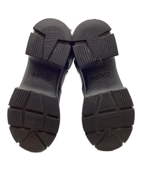 GANNI（ガニー）GANNI (ガニー) レインブーツ ブラック サイズ:38の古着・服飾アイテム