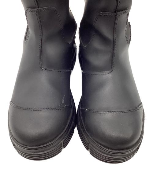 GANNI（ガニー）GANNI (ガニー) レインブーツ ブラック サイズ:38の古着・服飾アイテム