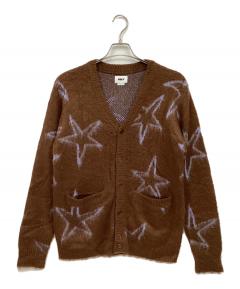 中古・古着通販】HUF (ハフ) シャギーニットカーディガン グリーン