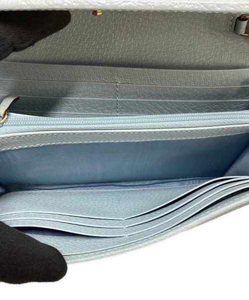 GUCCI（グッチ）GUCCI (グッチ) チェーンウォレット ブルーの古着・服飾アイテム