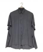 LAD MUSICIANラッドミュージシャン）の古着「DECHINE SLEEVELESS LONG SHIRT」｜グレー