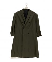 LAD MUSICIAN（ラッドミュージシャン）の古着「DOUBLE BREASTED SUPER BIG MAXI JACKET」｜オリーブ