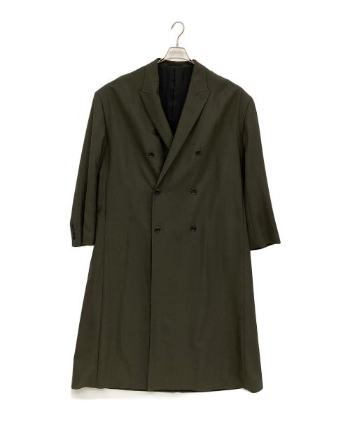 LAD MUSICIAN（ラッドミュージシャン）LAD MUSICIAN (ラッドミュージシャン) DOUBLE BREASTED SUPER BIG MAXI JACKET オリーブ サイズ:44の古着・服飾アイテム