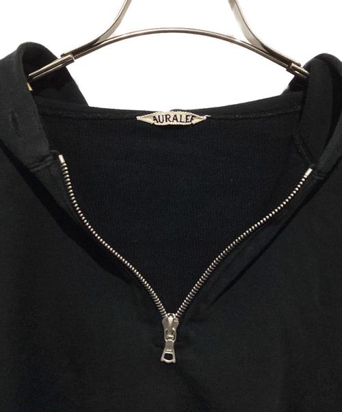 AURALEE（オーラリー）AURALEE (オーラリー) SUPER SOFT SWEAT BIG P/O PARKA ブラックの古着・服飾アイテム
