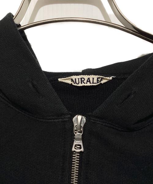 AURALEE（オーラリー）AURALEE (オーラリー) SUPER SOFT SWEAT BIG P/O PARKA ブラックの古着・服飾アイテム
