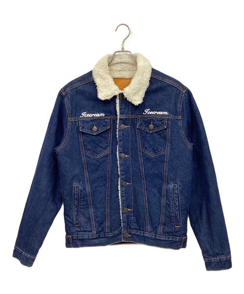 ICE CREAM（アイスクリーム）ICE CREAM (アイスクリーム) デニムジャケット インディゴ×ホワイト サイズ:Mの古着・服飾アイテム
