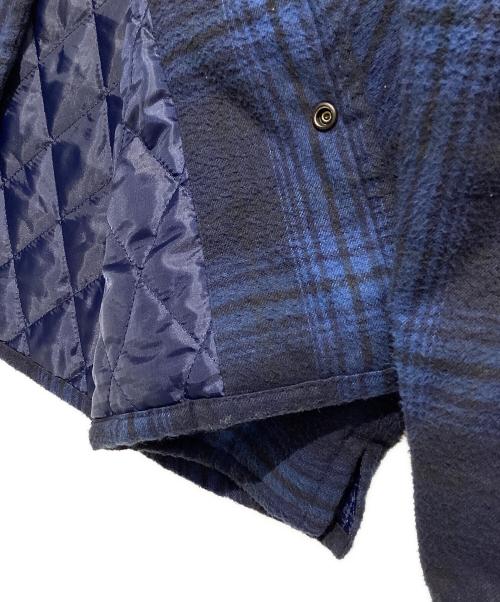 NEIGHBORHOOD（ネイバーフッド）NEIGHBORHOOD (ネイバーフッド) PLAID/C-JKT ネイビー×ブルー サイズ:Mの古着・服飾アイテム