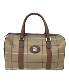 Burberry's（バーバリー）の古着「バーバリー/ボストンバッグ」｜ブラウン×カーキ
