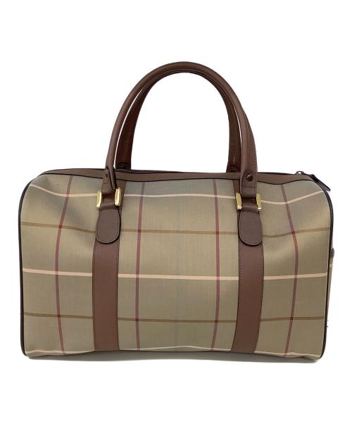 Burberry's（バーバリー）Burberry's (バーバリー) バーバリー/ボストンバッグ ブラウン×カーキの古着・服飾アイテム