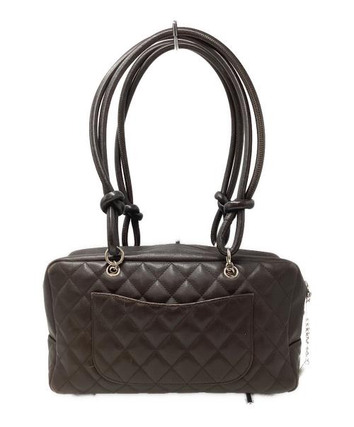 CHANEL（シャネル）CHANEL (シャネル) シャネル/カンボン/ハンドバッグ ブラウン×アイボリーの古着・服飾アイテム