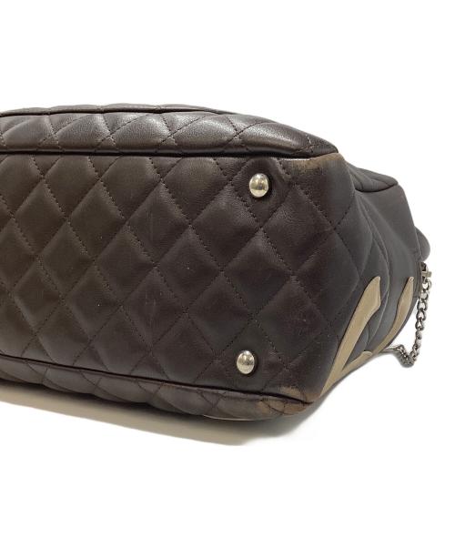 CHANEL（シャネル）CHANEL (シャネル) シャネル/カンボン/ハンドバッグ ブラウン×アイボリーの古着・服飾アイテム