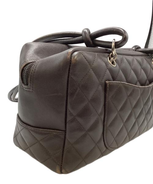 CHANEL（シャネル）CHANEL (シャネル) シャネル/カンボン/ハンドバッグ ブラウン×アイボリーの古着・服飾アイテム