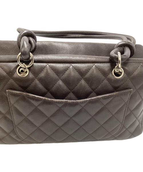 CHANEL（シャネル）CHANEL (シャネル) シャネル/カンボン/ハンドバッグ ブラウン×アイボリーの古着・服飾アイテム