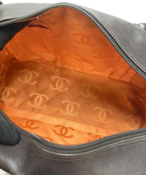 CHANEL（シャネル）CHANEL (シャネル) シャネル/カンボン/ハンドバッグ ブラウン×アイボリーの古着・服飾アイテム