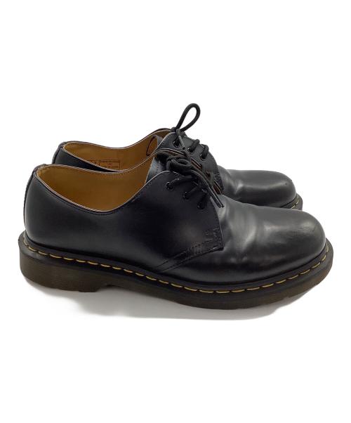 Dr.Martens（ドクターマーチン）Dr.Martens (ドクターマーチン) 3ホールシューズ ブラック サイズ:UK8の古着・服飾アイテム