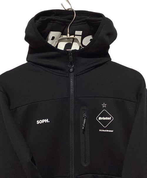 F.C.R.B.（エフシーレアルブリストル）F.C.R.B. (エフシーレアルブリストル) ジップパーカー ブラック サイズ:Lの古着・服飾アイテム