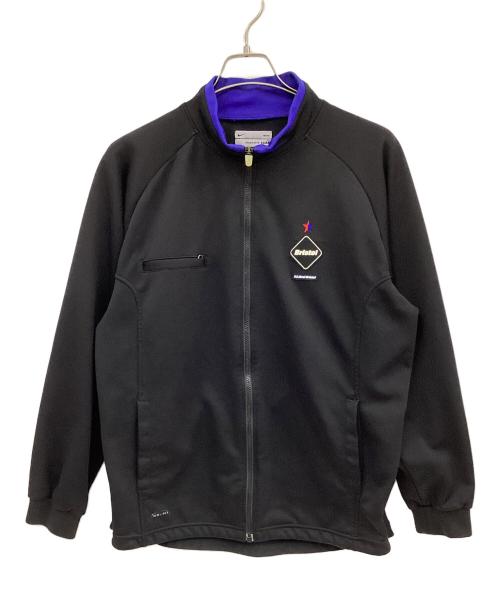 NIKE（ナイキ）NIKE (ナイキ) F.C.R.B. (エフシーレアルブリストル) トラックジャケット ブラック×ブルー サイズ:Ⅿの古着・服飾アイテム