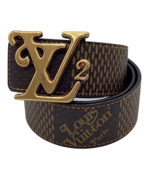 LOUIS VUITTON（ルイ ヴィトン）LOUIS VUITTON (ルイ ヴィトン) サンチュール LVスクエアードリバーシブルの古着・服飾アイテム