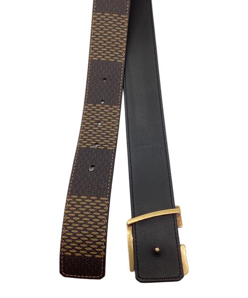 LOUIS VUITTON（ルイ ヴィトン）LOUIS VUITTON (ルイ ヴィトン) サンチュール LVスクエアードリバーシブルの古着・服飾アイテム
