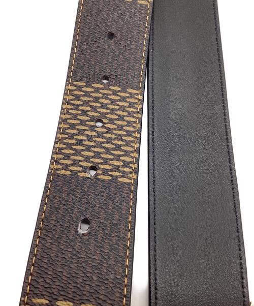 LOUIS VUITTON（ルイ ヴィトン）LOUIS VUITTON (ルイ ヴィトン) サンチュール LVスクエアードリバーシブルの古着・服飾アイテム