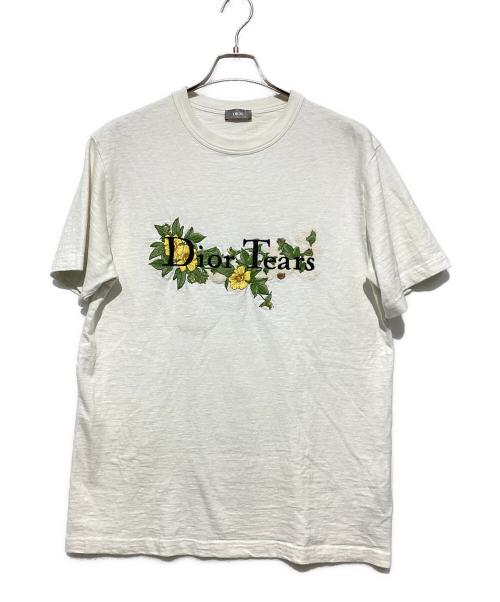Christian Dior（クリスチャン ディオール）Christian Dior (クリスチャン ディオール) TEARS TEE ホワイト サイズ:Mの古着・服飾アイテム