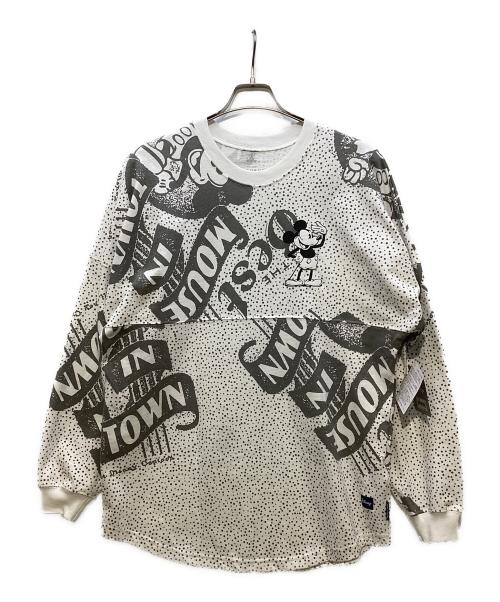DISNEY（ディズニー）DISNEY (ディズニー) 長袖カットソー ホワイト サイズ:M 未使用品の古着・服飾アイテム