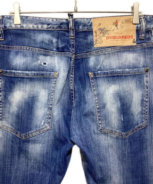 DSQUARED2（ディースクエアード）DSQUARED2 (ディースクエアード) ダメージ加工デニムパンツ サイズ:46の古着・服飾アイテム