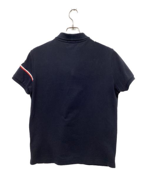 MONCLER（モンクレール）MONCLER (モンクレール) ポロシャツ ネイビー サイズ:Lの古着・服飾アイテム
