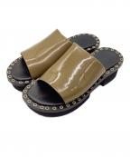 CLERGERIEクレジュリー）の古着「サンダル」｜オリーブ×ブラック