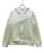 le coq sportif GOLFルコック スポルティフ ゴルフ）の古着「マシュマロタッチグラフィックジャケット」｜ホワイト×グリーン