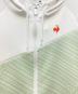 中古・古着 le coq sportif GOLF (ルコック スポルティフ ゴルフ) マシュマロタッチグラフィックジャケット ホワイト×グリーン サイズ:M 未使用品：5000円