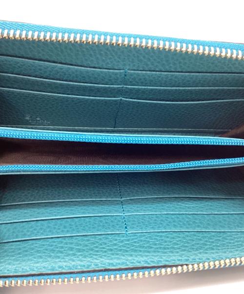 GUCCI（グッチ）GUCCI (グッチ) ラウンドファスナー財布 グリーンの古着・服飾アイテム