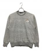 THE NORTH FACEザ ノース フェイス）の古着「フラワー ロゴ クルースウェット」｜グレー