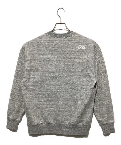 THE NORTH FACE（ザ ノース フェイス）THE NORTH FACE (ザ ノース フェイス) フラワー ロゴ クルースウェット グレー サイズ:Sの古着・服飾アイテム