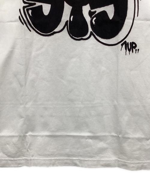 eYe COMME des GARCONS JUNYAWATANABE MAN（アイ コム デ ギャルソン ジュンヤ ワタナベ マン）eYe COMME des GARCONS JUNYAWATANABE MAN (アイ コム デ ギャルソン ジュンヤ ワタナベ マン) プリントTシャツ ホワイト サイズ:Mの古着・服飾アイテム