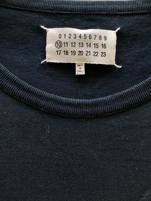 Maison Martin Margiela（メゾンマルタンマルジェラ）Maison Martin Margiela (メゾンマルタンマルジェラ) 半袖カットソー ネイビー サイズ:46の古着・服飾アイテム